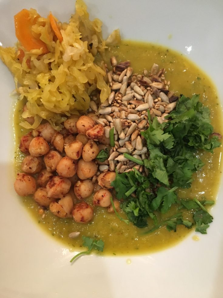 Pumpkin Soup with spiced chickpeas - Naturopath Newcastle NSW
