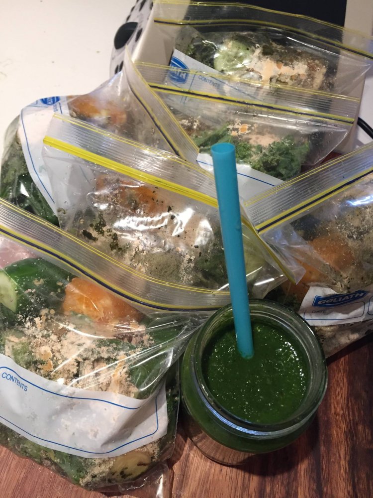 Ground Kush in Round Container with Hemp Leaves