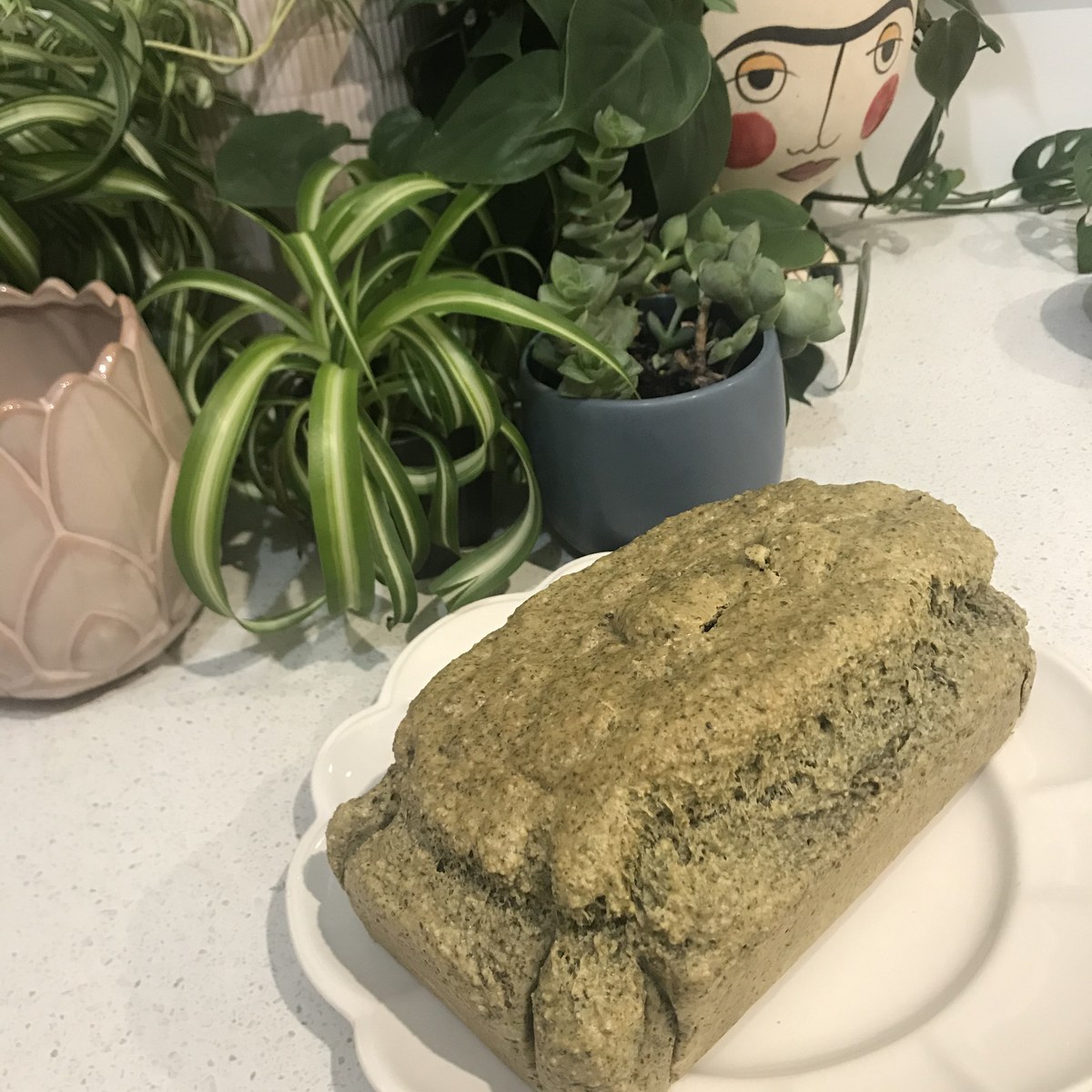 Ground Kush in Round Container with Hemp Leaves