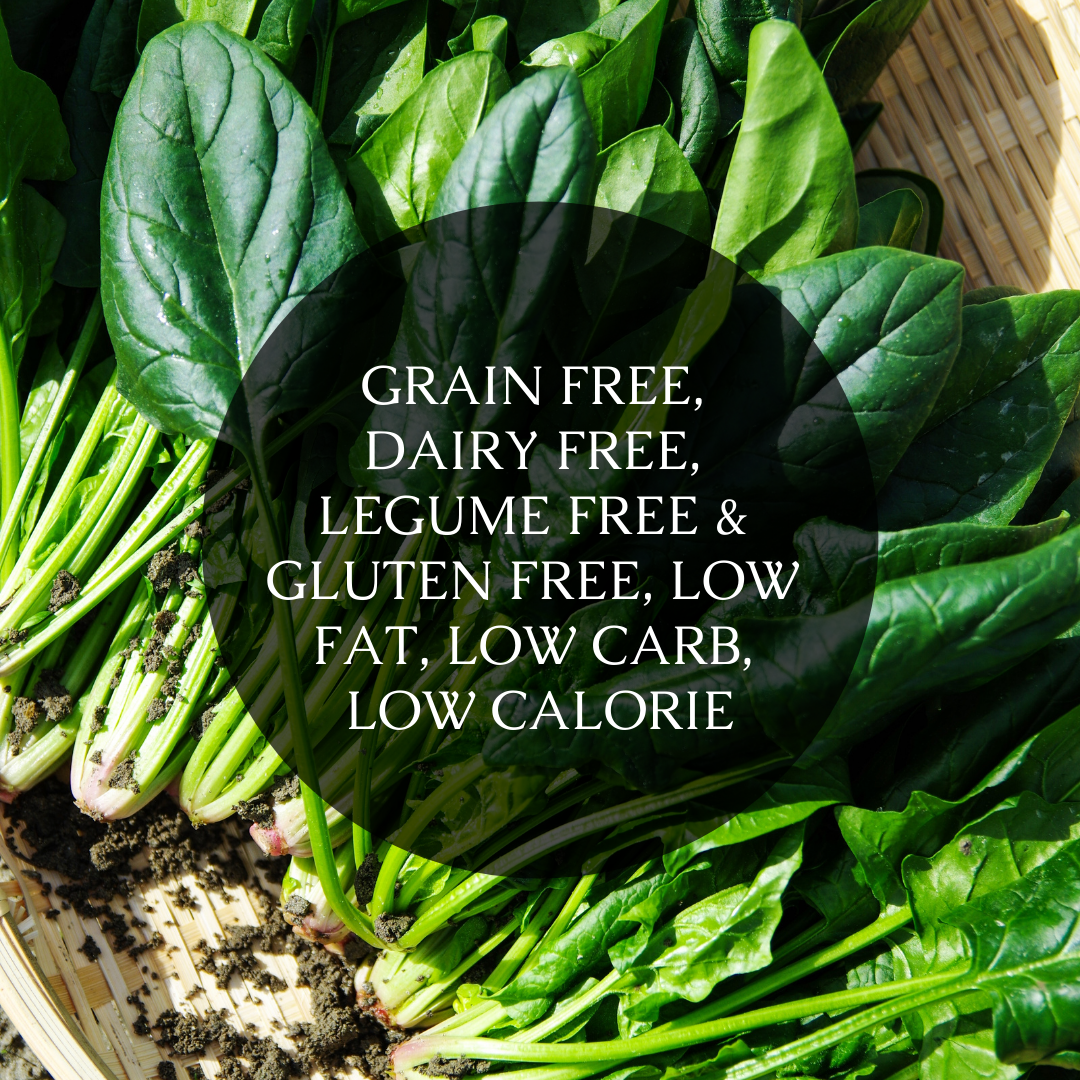 Grain Free Dairy Free Legume Free Gluten Free Low Fat Low Carb Low Calorie