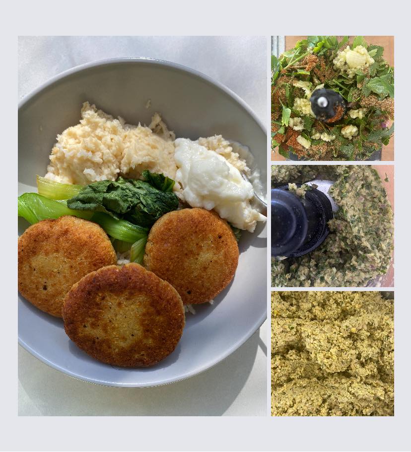 Ground Kush in Round Container with Hemp Leaves