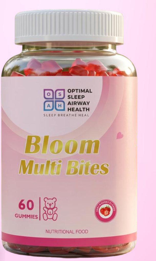 Bloom Multi Bites gummy vitamin bottle - OSAH multivitamin gummies