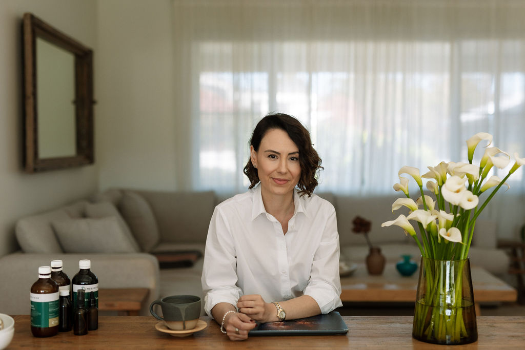 Krystle-43 Naturopath at Mullen Health Newcastle welcoming a new patient